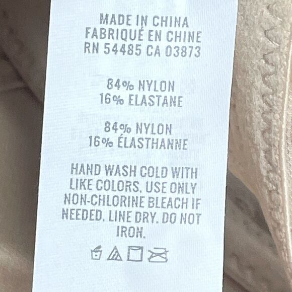 Aerie Nude and Cream Lace Trim Wireless Padded Bralette N0462 - Picture 6 of 7